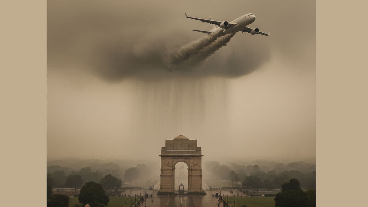 বায়ুদূষণ মোকাবিলায় দিল্লিতে প্রথমবার কৃত্রিম বৃষ্টিপাতের উদ্যোগ
